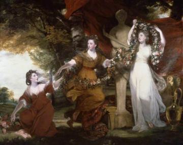 Three Ladies Adorning A Term Of Hymen Artwork by Sir Joshua Reynolds