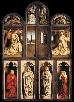 Ghent Altarpiece (wings Closed) Artwork by Jan van Eyck