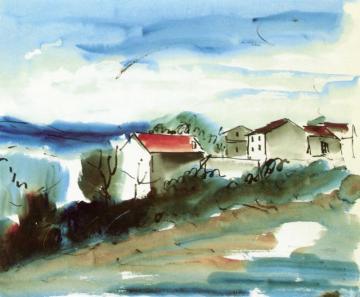 Landscape Artwork by Maurice De Vlaminck