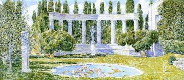 The Josiah Bartlett Garden, Amagensett Artwork by Frederick Childe Hassam