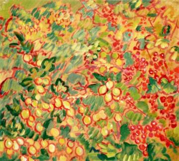 Study Of Flowers And Fruit Artwork by Louis Valtat