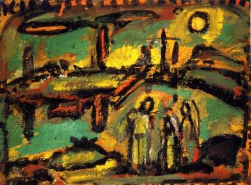 Biblical Landscape Artwork by Georges Rouault