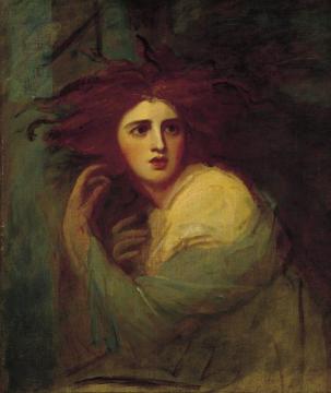 Lady Hamilton As ‘medea' Artwork by George Romney