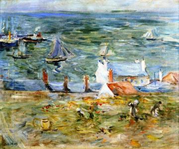 Port of Gorey Artwork by Berthe Morisot