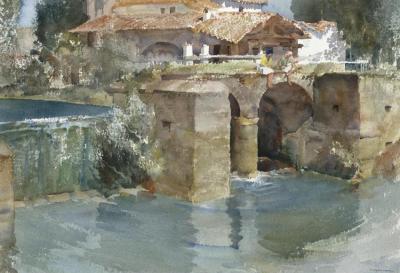 An Ancient Mill In Gascony Artwork by Sir William Russell Flint