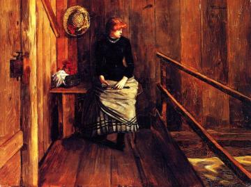 In The Bath House Artwork by Wilhelm Trübner