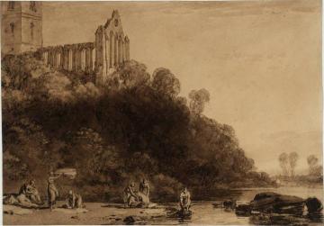 Dumblain Abbey, Scotland Artwork by Joseph Mallord William Turner