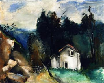 Landscape, House In The Woods Artwork by Maurice De Vlaminck