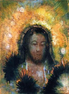 Christ's Head Artwork by Odilon Redon