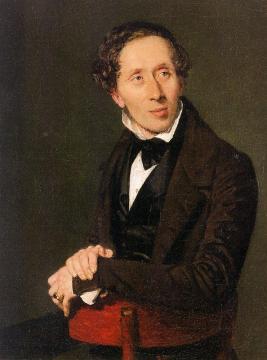 Hans Christian Andersen Artwork by Christian Albrecht Jensen