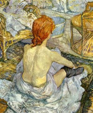 Woman At Her Toilette Artwork by Henri de Toulouse-Lautrec