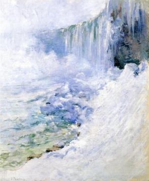 Niagara In Winter Artwork by John Twachtman