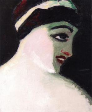 Woman's Head Artwork by Kees Van Dongen