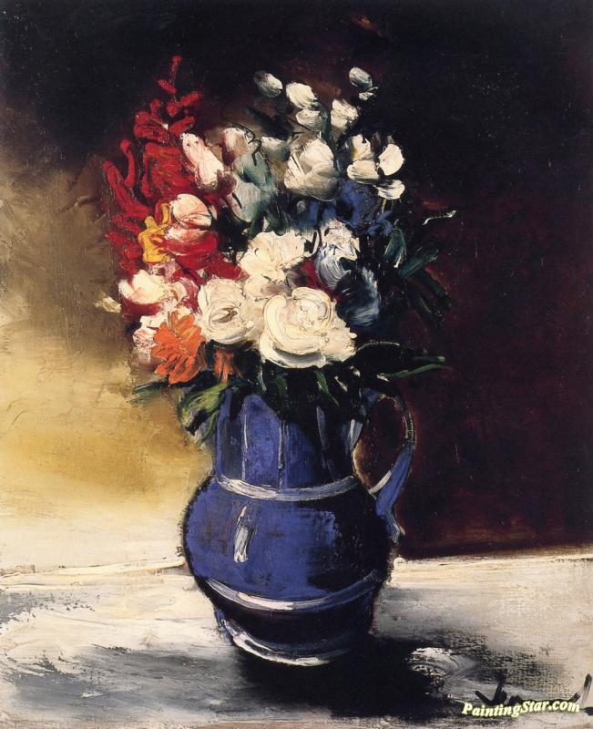 Vase Of Flowers Artwork by Maurice De Vlaminck