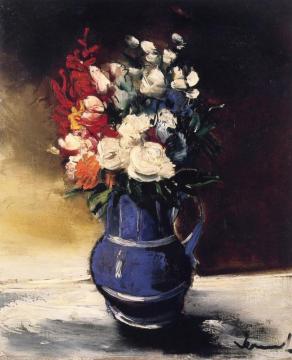 Vase Of Flowers Artwork by Maurice De Vlaminck