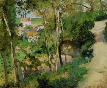 The Rising Path, Pontoise Artwork by Camille Pissarro