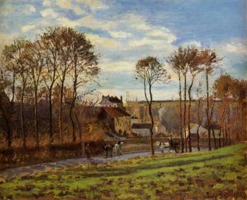 Pontoise, Les Mathurins Artwork by Camille Pissarro