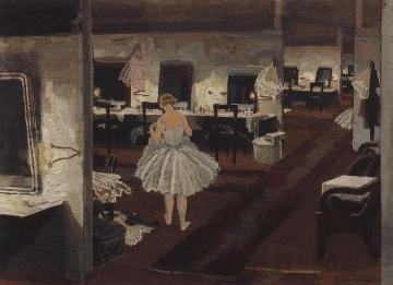 Ballet Dressing Room Artwork by Zinaida Serebriakova