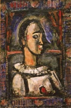 Pierrot Artwork by Georges Rouault
