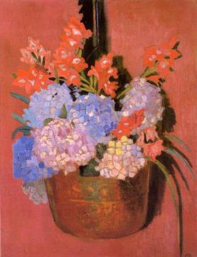 Chaudron Aux Hortensias Artwork by Maurice Denis