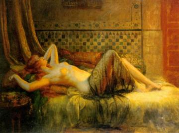 Reclining Nude Artwork by Delphin Enjolras