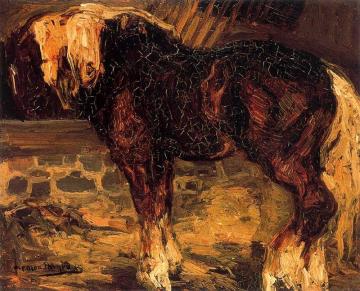 A Horse Artwork by Hermen Anglada Camarasa