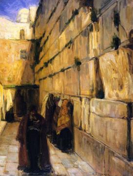 Study For The Jews' Wailing Place Artwork by Henry Ossawa Tanner