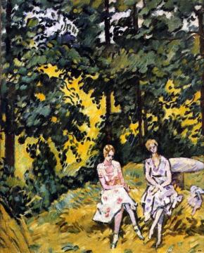 Figures At Choisel Artwork by Louis Valtat