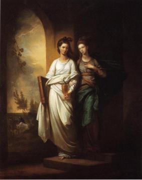 Fidelia And Speranza Artwork by Benjamin West