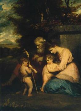 The Holy Family With The Infant Saint John Artwork by Sir Joshua Reynolds