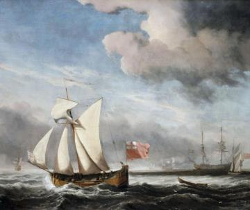 The "royal Escape" In A Breeze Artwork by Willem van de Velde the Younger