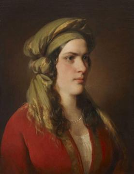 Portrait Of Rosa Dirsch Artwork by Friedrich von Amerling