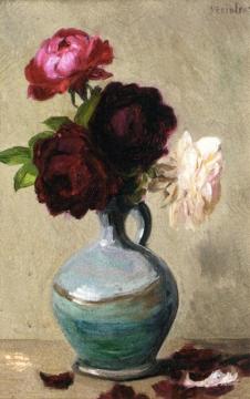 Vase Of Flowers Artwork by Theophile-Alexandre Steinlen