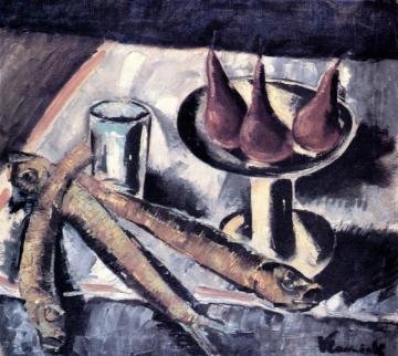 Still Life With Fish Artwork by Maurice De Vlaminck
