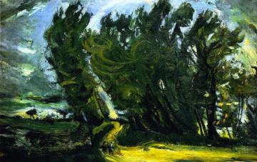 Windy Day, Auxerre Artwork by Chaim Soutine