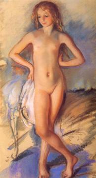Nude Girl Artwork by Zinaida Serebriakova