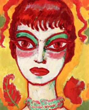 Woman's Head Artwork by Kees Van Dongen