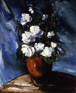 Bouquet Of White Flowers Artwork by Maurice De Vlaminck