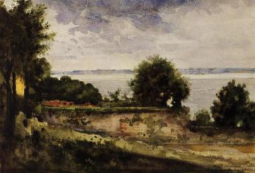 View Of The Garden Of Madame Aupick, Mother Of Baudelaire Artwork by Gustave Moreau