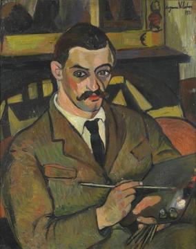 Portrait Of Maurice Utrillo Artwork by Suzanne Valadon