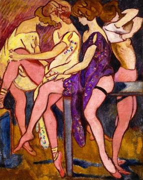 Dancers Artwork by Louis Valtat