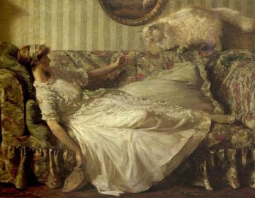 The Obsequious Persian Artwork by Charles Daniel Ward