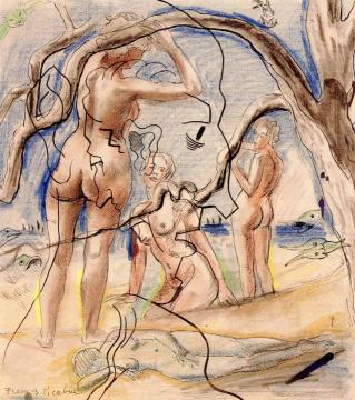Bathers Artwork by Francis Picabia