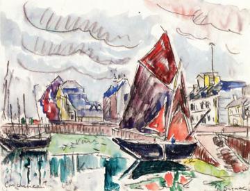 Concarneau Artwork by Paul Signac