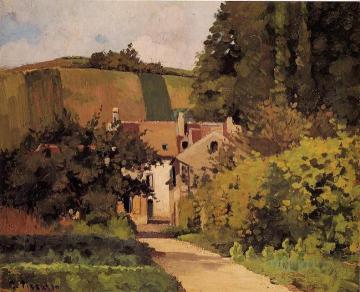 Village Church Artwork by Camille Pissarro