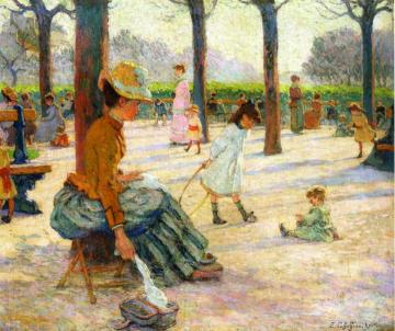 The Square at Luxembourg Park Artwork by Claude-Emil Schuffenecker