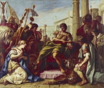 The Continence Of Scipio Artwork by Sebastiano Ricci