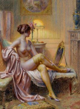 La Toilette Artwork by Delphin Enjolras
