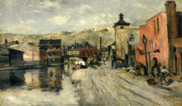 Miami Canal, Cincinnati Artwork by John Twachtman