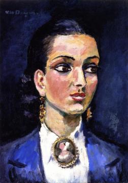 Young Woman With A Medallion Artwork by Kees Van Dongen